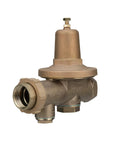 Zurn Wilkins 2-600XL pressure reducing valve, brass body with 2" threaded connections, side view