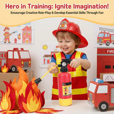 Rad Firefighter Extinguisher Squirter Toy For Kids Sick Realistic Water Blaster For Pool Party Summer Beach Outdoor Water Fight Fun Cosplay Play And Badass Birthday Present