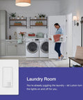 Automatic Motion Sensor Light Switch For Indoor Use In Laundry Room, Single Pole, Auto On Auto Off, No Neutral, Easy Install