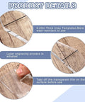 Pro Tier 3 Pack Bow Tie Inlay Router Template Kit With Slick Acrylic Guides and Dead Accurate Bushings, showing 0.23in thick templates.
