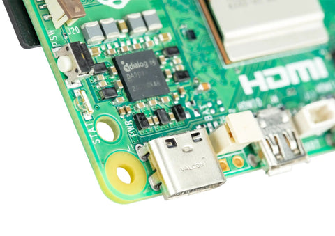 Close-up of USB port on Beefed-Up 8GB RAM Single Board Computer for Makers and Media Buffs - Fast ARM Processor, USB 3.0, Gigabit Ethernet