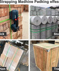 Portable Automatic Electric Strapping Machine With Lcd Screen For Hot Melting Strap Tool secured bundles of bricks, stone, cartons, and trays.