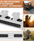 Aluminum Single Sided Picatinny Rail System In 3 5 7 9 11 And 13 Slot Sizes with T Nuts and Allen Wrenches for accessories