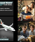 Miniature Alloy Die Cast Airplane Model For Tabletop Display And Collectible Aviation Decor with gift-giving context.