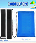 2 Pack Fillable Sandbags For Beach Umbrella And Outdoor Canopy Windproof Weights Heavy Duty Tent Sand Anchors Portable Bags