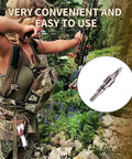 Archer aiming in forest with 12 Pack 100 Grain Archery Arrow Field Points Screw In Tips Range Ready For Recurve Bow Compound Bow