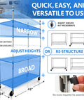 Beefy 5 Tier Heavy Duty Wire Shelving Rack With 4000 Lbs Capacity, 48 X 24 X 76 Chrome Wire Shelves On Wheels With 4 Inch Casters, NSF Commercial Rolling Rack, Adjustable Storage For Garage Kitchen Warehouse, 5-tier with tool-free assembly