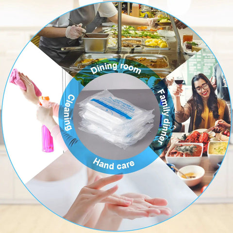 Top Shelf Clear Plastic Disposable Gloves Bulk Pack For Commercial Kitchens And Food Service Operations 10000 Pieces Transparent Prep Gear That Always Hits