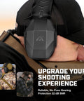 MX Passive Earmuffs For Reliable Noise Reduction 30 SNR 23 NRR Helmet Compatible Durable Ear Protection For Work And Outdoor Use