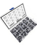 450 Piece TO 92 Transistor Kit With 15 Dope Values Including 2N3904 2N3906 2N5401 2N5551 S8550 S8050 in clear storage box