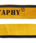 2-Pack TIG Welding Torch Cable Cover With Flame Resistant Yellow Leather, 275 By 3.9 Inches, 23 Feet Long, Cowhide With Kevlar Stitching.