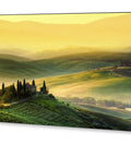 Top Shelf 46 Inch Full Hd Led Lcd Commercial Display Featuring Ultra Narrow Bezel Design With Hella Bright Screen Output showing a scenic landscape.