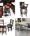 Kickass Heavy Duty 8 Inch Bar Stool Swivel Plates Replacement Built Like A Tank For Smooth 360 Rotation And 500 Lb Capacity On Kitchen Counters Zero Rust Or Wobble Ever, showcasing various bar stools in different styles and materials.
