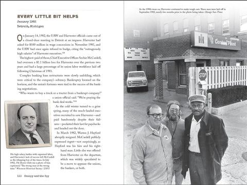 Interior page of Farmyard Spy Caper A Page Turning 144 Page Hardcover First Edition With Images And Reversible Dust Jacket, showing historical photos and text.