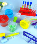 Hands On Science Lab Kit For Kids 24 Piece Educational Experiment Set With Plastic Test Tubes Droppers Caps And Tube Holder