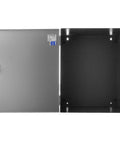 Open front view of Built Tough NEMA 1 Medium Hinged Door Wall Mount Enclosure Without Panel In Steel 24 W x 20 D x 8.625 H Inches ANSI Gray