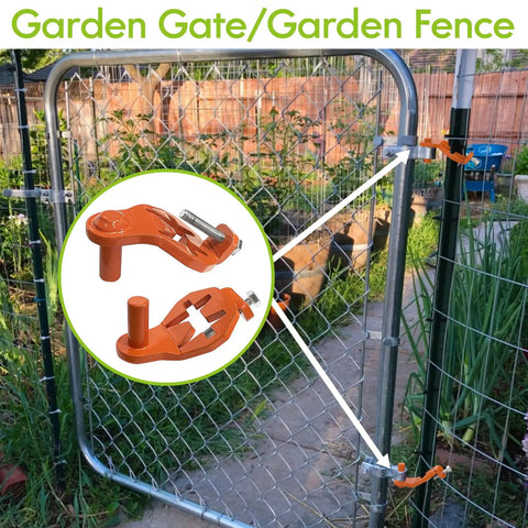 Heavy Duty Gate Hinge Pins For Metal Posts Durable Steel Gate Hangers For Farm Garden And Backyard Fences Easy Install