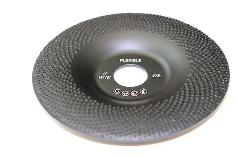 5 Inch Diamond Cup Grinding Polishing Disc Wheel With Rubber Cushioned Body RCD Technology And Universal Use Pro Grade Lightweight 4.8 Oz Heavy Duty All Purpose Concrete Tile Stone Floor Polisher