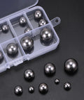 Pro Grade 24-Piece G200 Precision Balls Set Stainless Steel 304 Bearing Balls Eight Sizes From 1/4 In To 3/4 In Assortment Kit
