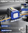 Close-up of 12V 80W Oil Extractor Pump with Auto Overload and One Touch Emergency Stop, showcasing durable connection