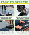 Pro Grade Self Adhesive Waterproof Roofing Membrane Roll Peel And Stick Leak Proof Sealant Tape shown being installed on a flat roof.