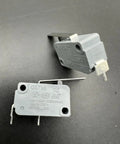 Two G5T16 Normally Open Micro Switches With Lever, Silver Contacts, 2 Pin, 16A 125 to 250V AC, Heavy Duty for Industrial Use