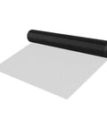 Heavy Duty Vinyl Coated Chicken Wire Mesh Roll Seventy Two By One Hundred Feet Galvanized Hardware Cloth Half Inch Grid unrolled and flat.