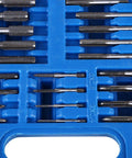 Top Notch 110 Piece M2 Metric Carbon Steel Thread Tap And Die Set For Metalworkers, Perfect For Cutting Female And Male Threads On Nuts Bolts Hardware Projects, blue case