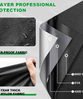 Close-up showing 3-layer design with waterproof and anti-tear 600D nylon fabric for Coffee Marker Cover for Keurig K-Mini Mate.