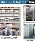EZ8 Battery Hydraulic Knockout Punch Kit With Eight Ton Capacity used in electrical control cabinet installation