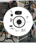 27.5 Inch Electric Bike Motor Conversion Kit With Beefy 72V 2000W Rear Wheel Brushless Motor, 9 Speed Flywheel, Controller