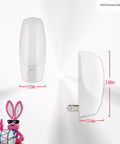 LED Night Light Plug In With Manual On Off Switch UL Certified And Energy Efficient Soothing Soft White Glow dimensions