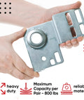 3 3/8 Inch Bearing End Plates Brackets For 2 Inch Track Wood Or Steel Garage Doors Residential End Bearing Brackets
