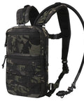 Tactical Molle Hydration Pack One And A Half Liter Capacity Water Reservoir Bag For Molle Vest Backpack Lightweight Durable For Hiking And Hunting Without Bladder in camo design.