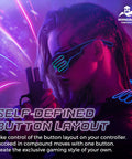 Futuristic design highlighting self-defined button layout for Wingman XE 2 Converter Two in One Wireless Controller Adapter.