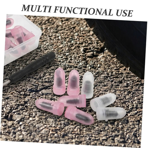 Spiral Screw In Tire Repair Nails For Roadside Emergency Quick Fix Auto Atv Scooter And Tractor Tires Heat Resistant Rubber Plug on gravel.