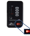 RV Tank Sensor Monitor Panel Replacement M21-KIB, black finish, battery voltage readout, indicator lights, 12V ready panel for RV rig