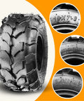 19x7-8 Tubeless Tire For Coleman Powersports CT200U BT200X CT200U-EX CT200U-EXR Mini Bike ATV UTV Snowblower Heavy Duty