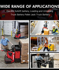 Wide range of applications for Heavy Duty 24V 20Ah Electric Pallet Jack Lithium Ion Battery For Heli Jialift Lonking. Warehousing operations.