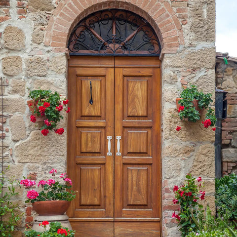 Wooden doors with iron gate pulls, Two Pack Rustic Gate Handle Set With Mounting Screws Black Iron Gate Pulls 5.5 Inch Total Length.