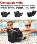 Replacement Pool Pump Seal Kit For SP2600 SP1600 SP2600X 1600 And 1600X with Hayward Super Pump MaxFlo models by poolside.