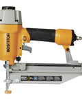 Side view of 2.5 Inch 16 Gauge Finish Pneumatic Nailer For Trim And Molding With Tool Free Jam Release, shown with depth adjustment.