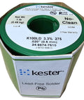 Budget Friendly Lead Free No Clean Solder Wire 0.020 Inch Diameter K100LD Sn99.3 Core 66 Flux 3.3 Percent 275 Flux Cored Alloy spool