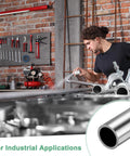 M METERXITY 2-pack 316 stainless steel tubes, 300mm length, 5mm OD, 0.5mm wall in workshop scene