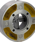 10 Inch 4 Jaw Independent Lathe Chuck With Reversible Jaws Plain Back Mount Durable Quench Hardened Steel Inner Mechanisms