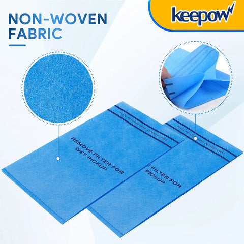 Wet Dry Vac Filter Replacement 6 Pack For Stinger 2.5 To 5 Gallon Vacuums And Craftsman 9-38737 Works With Workshop WS01025F WS0250VA WS0255VA Koblenz WD-2L Perfect For Shop Cleanup
