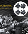 4 Pack Flexible Steering Coupler Replacement Kit For Auto Power Steering Columns And Steering Motors Ideal For DIYers