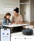 Sick Matte Black Wifi Smart Fingerprint Deadbolt Front Door Lock Built In Wifi enables remote access via voice commands.