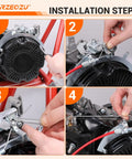 Throttle Linkage Kit For Predator 79cc 3hp OHV Engine And Lifan 154F Replacement Throttle Control Mounting Bracket Installation Steps