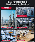 Non Contact Laser Tachometer RPM Meter For Engines And Motors, Handheld Tachometer With Large LCD Display, Measures 10 To 99,999 RPM used in industrial applications